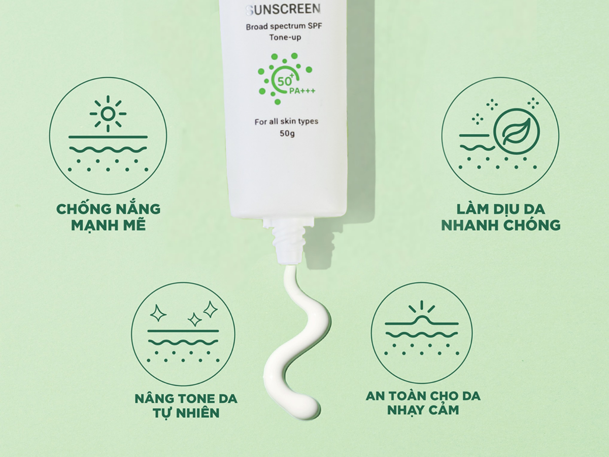 Kem chống nắng nâng tone Trường Xuân Hyper UV SunScream 50gr