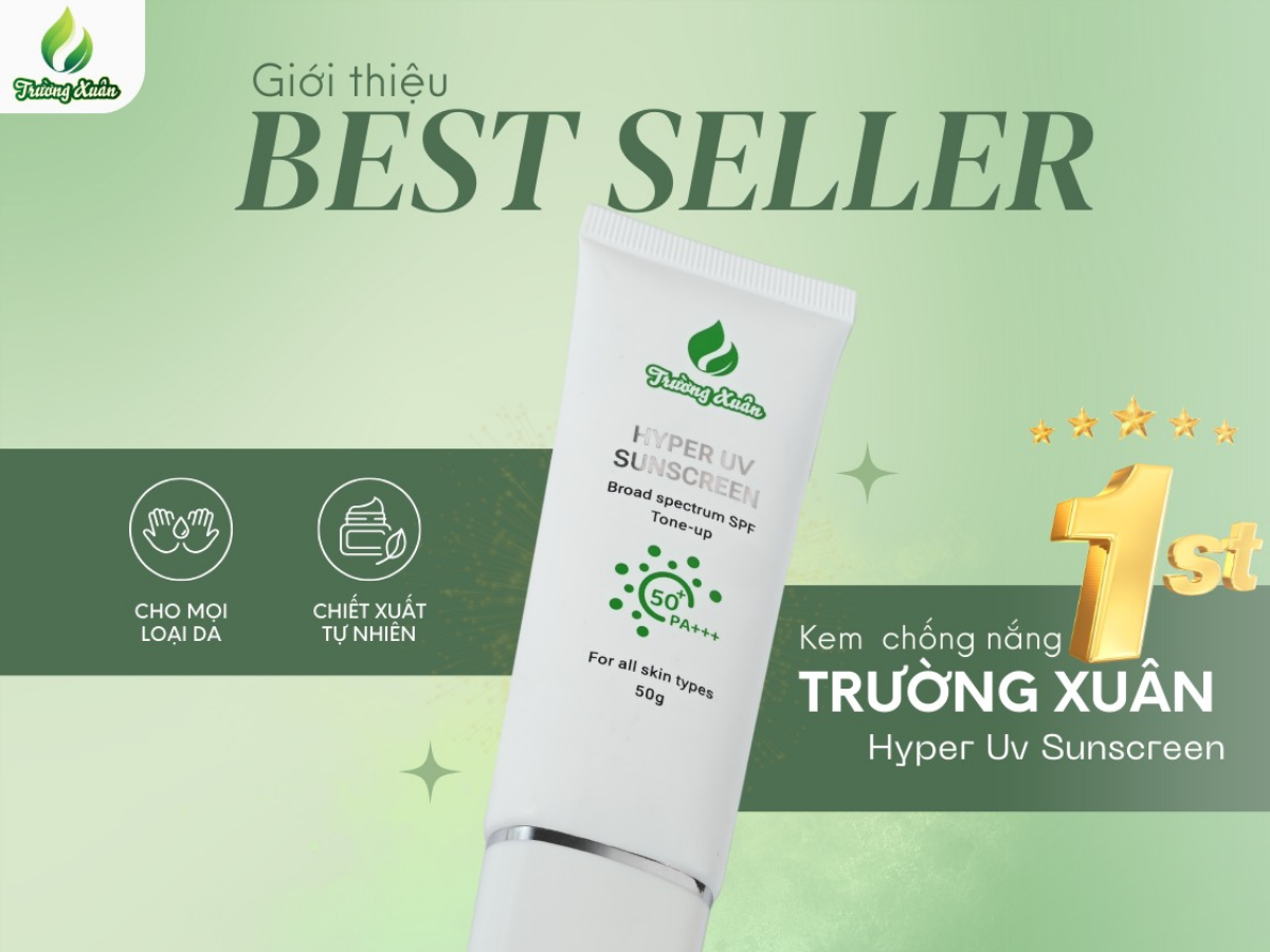 Kem chống nắng nâng tone Trường Xuân Hyper UV SunScream 50gr