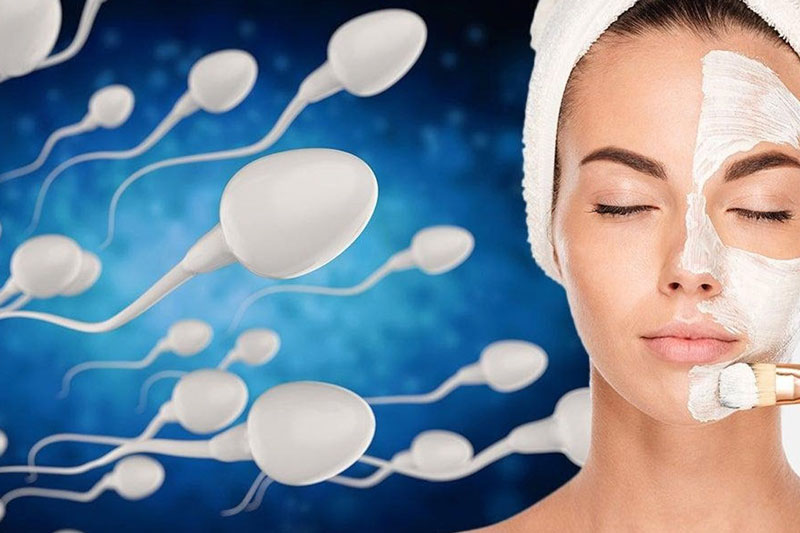 Bôi tinh trùng có thể giúp ngăn ngừa mụn trên da mặt hiệu quả.