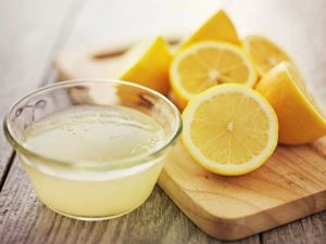 Rửa mặt bằng nước cốt chanh